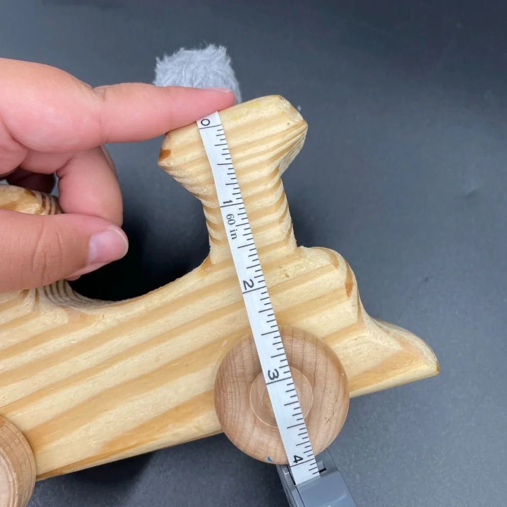Wooden handcrafted 6” x 4” Train